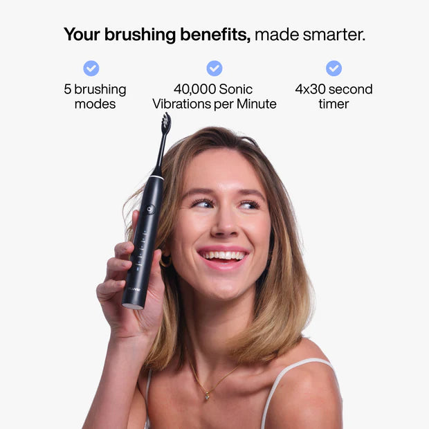 Mirrakl - Brosse à dents électrique Sonique Black