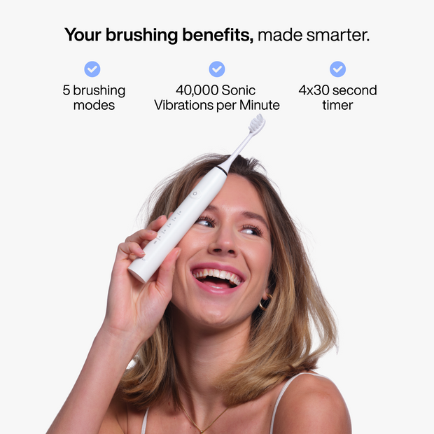 Mirrakl - Brosse à dents électrique Sonique White